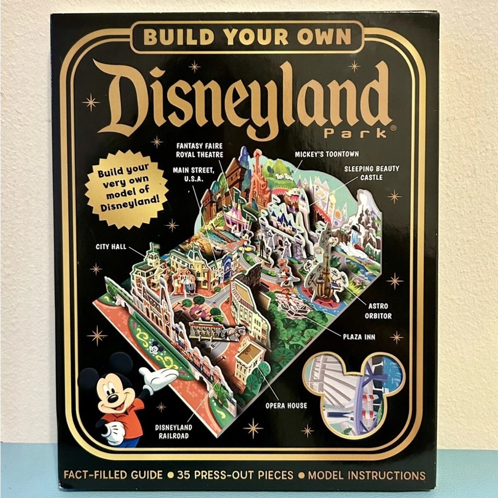 Disney Black and Gold Disneyland Craft Kit